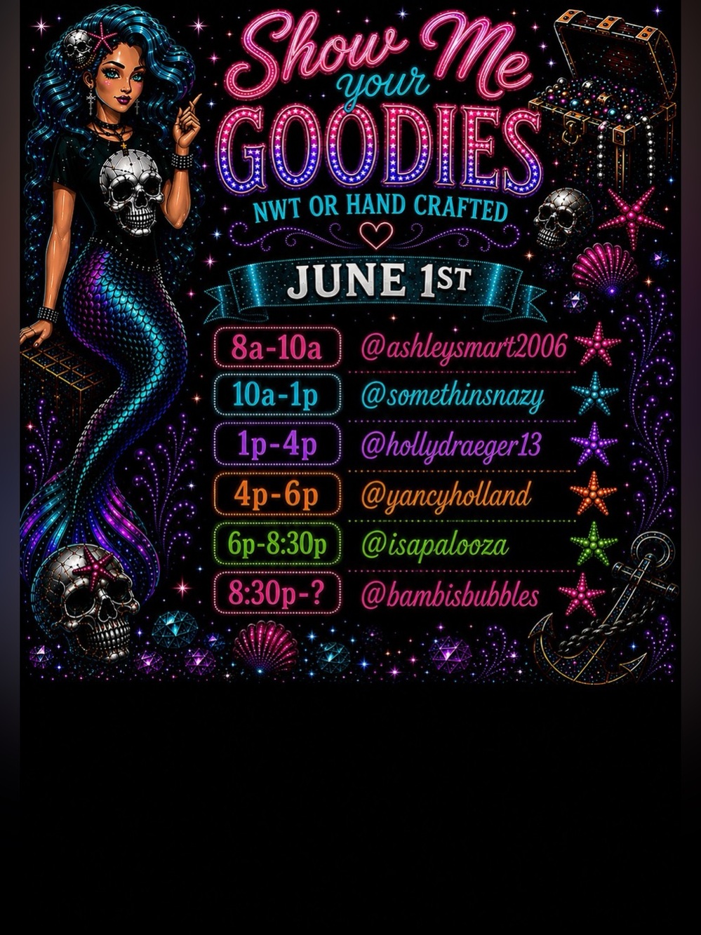 I’LL BE LIVE ON JUNE 1ST! 4pm-6pm EST/1pm-3pm PST! @yancyholland!